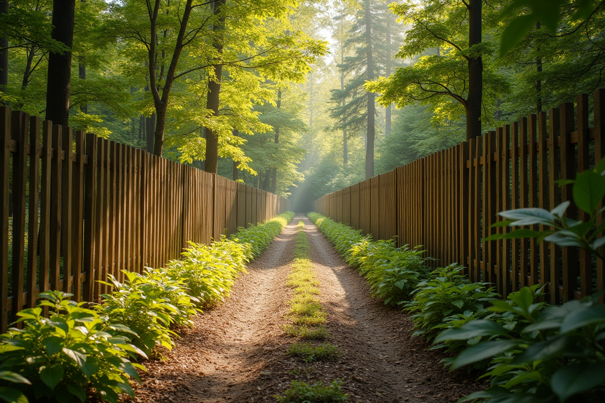 barrière bois environnement